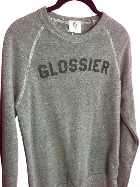 Glossier Gray Crewneck Sweatshirt NWT - Picture 2 of 4